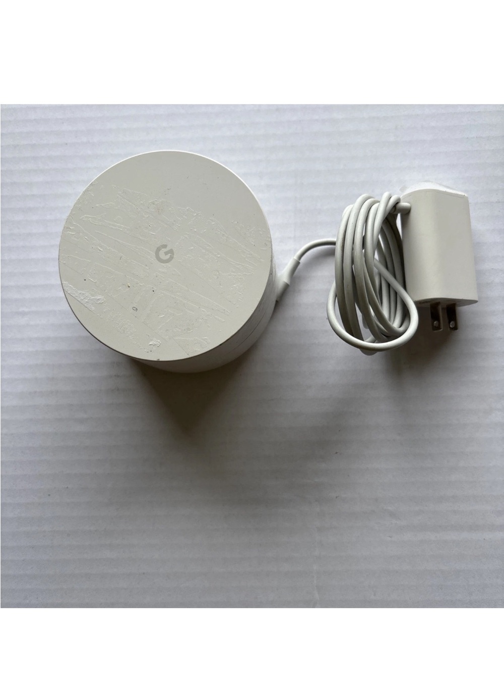 Google Nest WiFi Router and Power Adapter - White